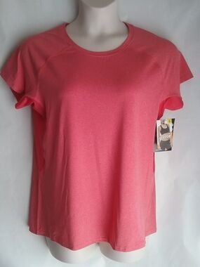 Avia Coral Short Sleeve Crew Tee Sz  L  12/14